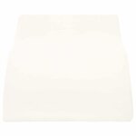 vidaXL Coussin pour jambes Blanc 68 x 40 x 18 cm