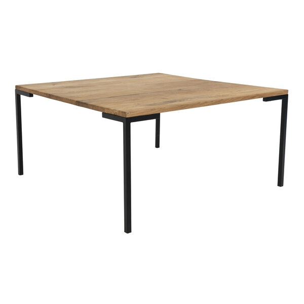 Table basse en chêne huilé 90 x 90 x 45 cm