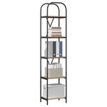 vidaXL Étagère chêne artisanal 40 x 30 x 183 cm Bois d'ingénierie
