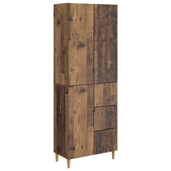vidaXL Ensemble de Meubles 2 Pièces 66 x 34 5 x 90 cm Bois d'ingénierie