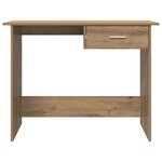 vidaXL Bureau chêne artisanal 100 x 50 x 76 cm Bois d'ingénierie