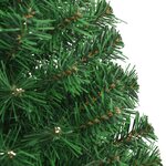 vidaXL Arbre de Noël artificiel avec branches épaisses vert 150 cm PVC