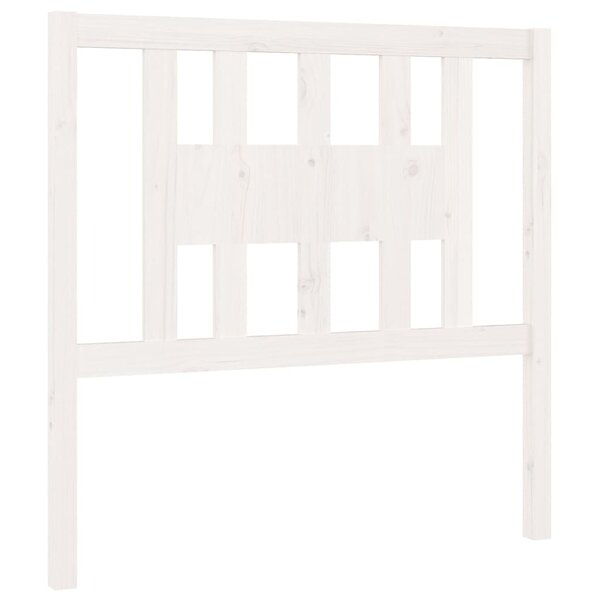 vidaXL Tête de lit Blanc 106x4x100 cm Bois massif de pin