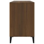 vidaXL Armoire à chaussures Chêne marron 102x36x60cm Bois d'ingénierie