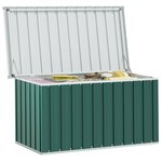 vidaXL Coffre de rangement de jardin Vert 129x67x65 cm
