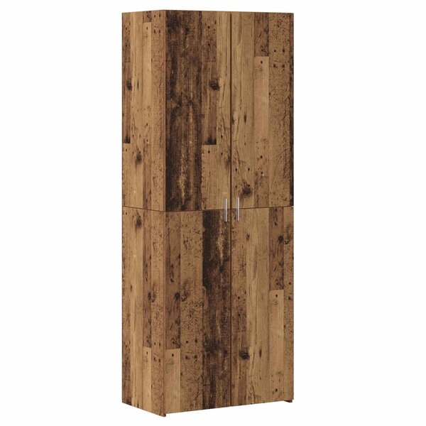 vidaXL Haut Armoire 2 Pièces Bois ancien 70 x 42 5 x 185 cm