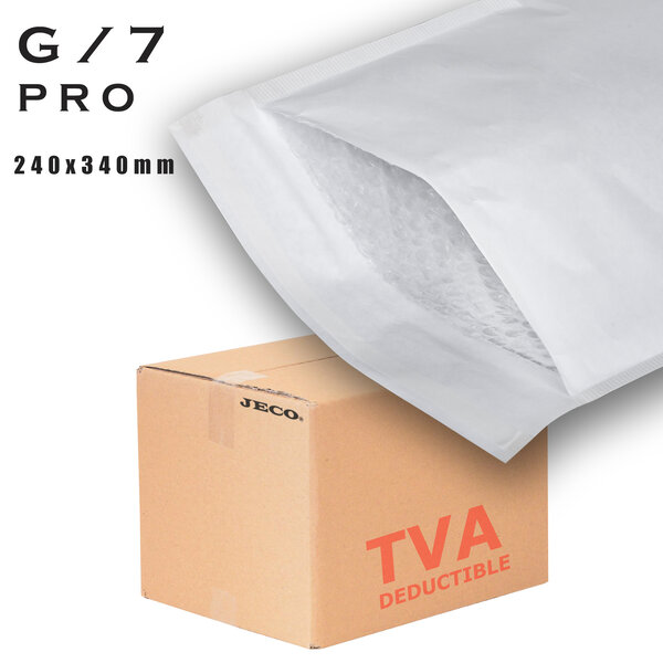 Lot de 400 Enveloppes à bulles blanches G/7 240×340