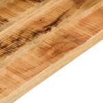 vidaXL Dessus de table 70x70x2 5 cm carré bois massif de manguier brut
