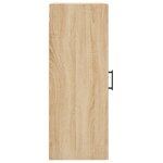 vidaXL Armoire murale chêne sonoma 34 5x34x90 cm bois d'ingénierie