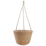 vidaXL Paniers à plantes en herbe de mer 3 Pièces Naturel Ø26 x 19 cm