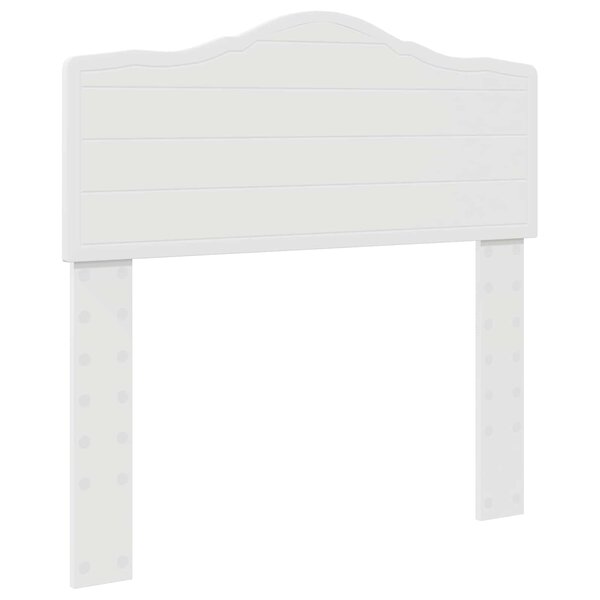 vidaXL Tête de lit Blanc 80 cm Bois d'ingénierie