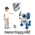 Power Puppy Mini - Chien robot avec effets lumineux et sonores, contrôle par claquement de main, répétition