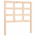vidaXL Cadre de lit sans matelas 90x200 cm bois massif