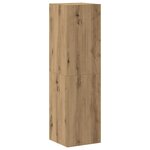 vidaXL Meubles TV muraux 4 Pièces chêne artisanal bois d'ingénierie