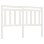 vidaXL Tête de lit Blanc 156x4x100 cm Bois massif de pin