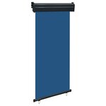 vidaXL Auvent latéral de balcon 105x250 cm Bleu