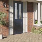vidaXL Film pour fenêtre dépoli gris 45x1000 cm PVC