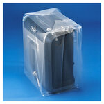 Lot de 150: sachet plastique à soufflets transparent 150 microns rajabag 30x70 cm
