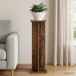 vidaXL Support de Plante Bois ancien 25 x 25 5 x 80 5 cm