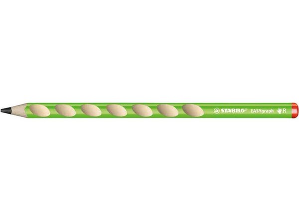 Crayon graphite EASYgraph HB droitier corps vert STABILO