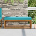 vidaXL Coussin de Siège d'Extérieur Turquoise 111 5 x 40 x 8 cm