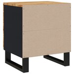 vidaXL Table de chevet 40x33x46 cm Bois d'acacia massif