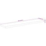 vidaXL Dessus de table 180x30x2 5 cm rectangulaire bois massif acacia
