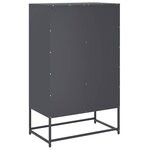 vidaXL Buffet haut anthracite 68x39x111 5 cm acier