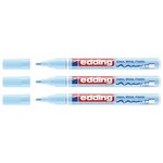 Marqueur Peinture brillante 751 Bleu Pastel Pointe Ronde 1-2 mm x 3 EDDING