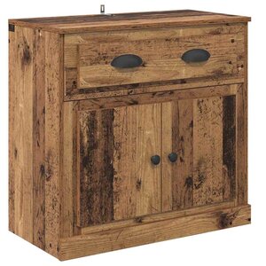 vidaXL Haut Armoire Bois Ancien 70 x 35 5 x 67 5 cm Bois d'ingénierie