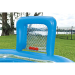 Piscine gonflable rectangulaire avec jeux d'adresse