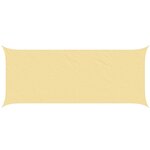 vidaXL Voile d'ombre Sable 6 x 2 5 m 100   polyester Oxford
