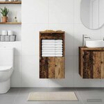 vidaXL Armoire de salle de bain Bois ancien 30 x 41 x 50 cm