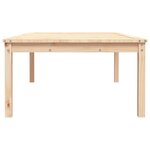 vidaXL Table de jardin 121x82 5x45 cm bois massif de pin