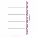 vidaXL Tapis de piscine Noir 550 x 280 cm Géotextile en polyester