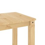vidaXL Table à manger Panama 112x60x75 cm bois massif de pin