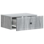 vidaXL Cabinet de chevet avec tiroir Sonoma gris 49 x 34 5 x 20 cm
