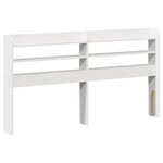vidaXL Cadre de lit sans matelas blanc 100x200 cm bois de pin massif
