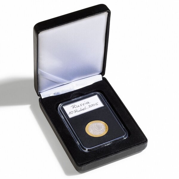 Ecrin leuchtturm nobile pour 1 monnaie sous capsule slab (345868)