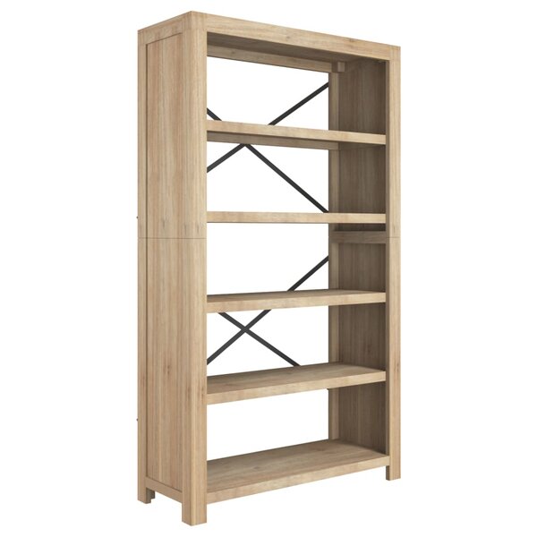 vidaXL Bibliothèque 5 niveaux 80x30x140 cm Bois solide d'acacia