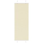 vidaXL Store plissé crème 70x200 cm largeur du tissu 69 4 cm polyester