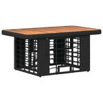 vidaXL Ensemble de salle à manger pour jardin 3 Pièces Noir et gris