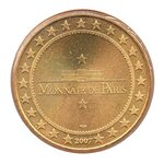 Mini médaille monnaie de paris 2007 - zoo de la palmyre