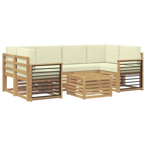 vidaXL Ensemble de canapés d'extérieur 7 pc