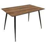 Table repas plateau en bois indus