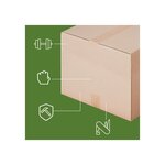 Pack and Move - Lot 40 cartons déménagement seconde main - 57 x 39 x 34 cm - Cartons réemployés - Seconde vie - 2 adhésifs offerts