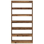 vidaXL Bibliothèque Chêne artisanal 100 x 30 x 198 cm