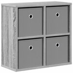 vidaXL Buffet Gris Sonoma 49 5 x 22 x 47 cm