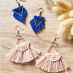 FRENCH KITS-Les French Kits - DIY - Boucles d'oreilles - Franges-Kit créatif fabriqué avec amour en France