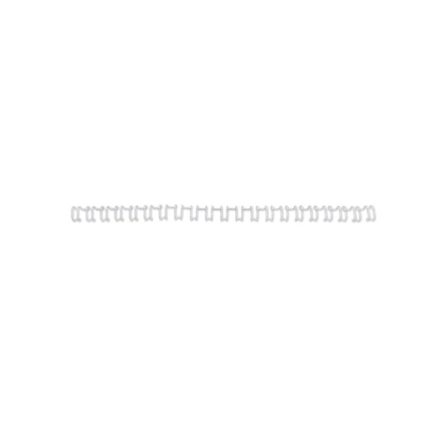 Lot de 100 Peignes métalliques MultiBind format A4 capacité 70 feuilles 8mm blanc GBC